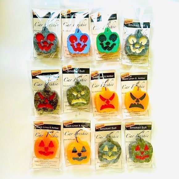 𝅺Halloween Jack-o-lantern Car Freshie - Picture 4 of 4